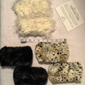 Donna Salyers Faux fur bootie accessories